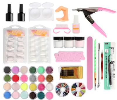 China Acrylic Buffer Nail Art Kit Professional Nail Art Kit Professional Nail Art Nail Art Beauty Salon New Hot Sale Nail Gel Glitter Powder Kit for sale