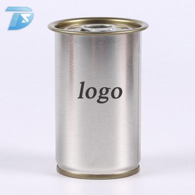 China Easy Open Customized Empty Caviar Tins Empty Tuna Can Round Tuna Packing Tin Can With Lid for sale