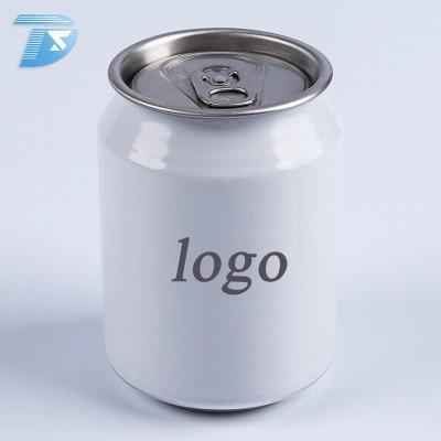 China Customized Easy Open Aluminum Pet Food Beverage Coca Cola Can Stubby 250 for sale