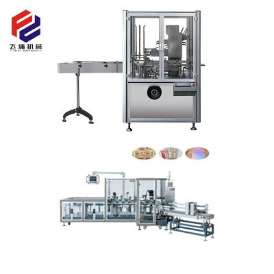 China Food Carton Sealing Machine Carton Box Gasket Food Carton Box Packaging Machine for sale