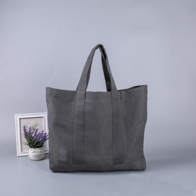 China Cotton Canvas Wholesale Bag Reusable Shopping Handled Tote Bag With Custom Logo for sale