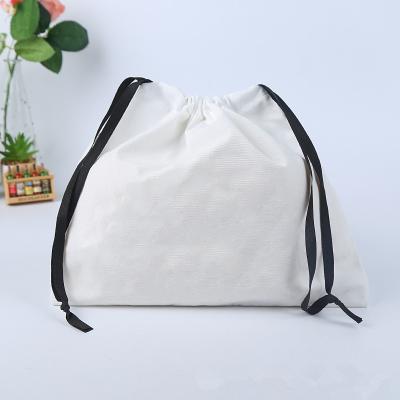 China Wholesale Eco-Friendly Organic Rope Handle Factory Cotton Canvas Drawstring Bag Small Gift Bag for sale