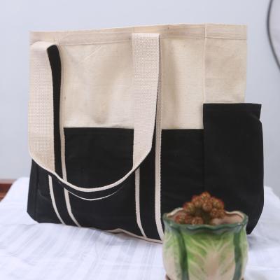 China Daily Life Promotion Cotton Canvas Travel Carrier Hand Shoulder Tote Shopping Bag for sale