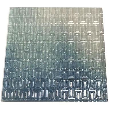 China Acrylic Acrylic Sheet With Transparent Pattern/Gradient/Board/PMMA Color Ropeway Resin Plastic For Art Background /Partition Screen for sale