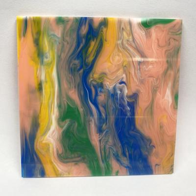 China Phoenix Acrylic Color Acrylic Board/Plastic Sheet/Cloud PMMA Thickness 4X8 Feet 3MM-25MM Colorful Ink Pattern for sale