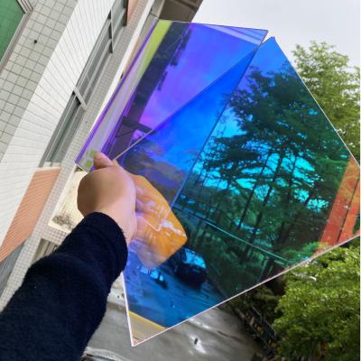 China Rainbow Colored Acrylic Sheet PMMA Symphony Mirror Factory Direct Sales Colorful Translucent Specifications Can Be Customized for sale