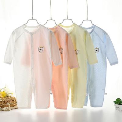 China Breathable Material Newborn Toddler Boys Infant Girls Clothes Casual Short Sleeve Cotton Baby T-shirt Romper Oversized Jumpsuit for sale