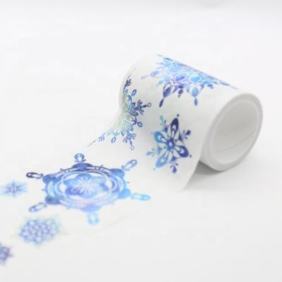 China Wholesale Custom DIY Make Cute Kawaii Printed Rose Gold Foil Washi Masking Paper Tape for sale