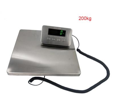 China Weight Function Stainless Steel Scale High Precision 200kg Shipping Postal Scale for sale