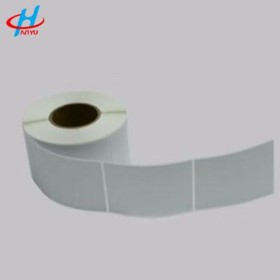 China JL-26 50mm*70mm*500 Heat Sensitive Paper Roll Glossy Sticker Adhesive Paper for sale