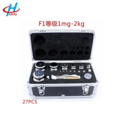 China F1 Standard Class F1 Test Bench M1 Calibration Block Weight Mass Set 1mg-2kg for sale