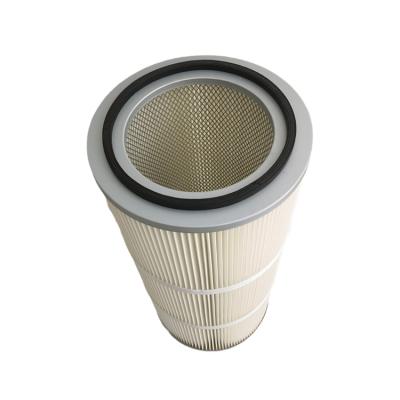 China Building Material Shops Polyester Mesh Filter Cartridge For Industrial Dust Collector for sale