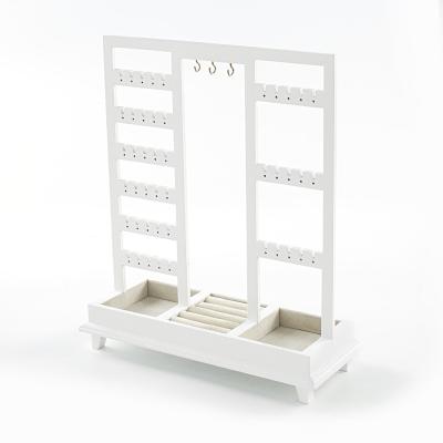 China OEM+ODM+Wholesale Desktop Organizer Display Stand Wooden Jewelry Hanger For Chinese Manufactured for sale