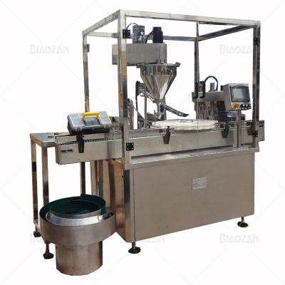 China No Bottle-No Fill High Performance Monoblock Talcum Powder Bottle Filling Capping Machine for sale