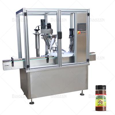 China No Bottle-No Fill Powder Bottle Filling Hot Sale Automatic Flavoring Capping Machine for sale