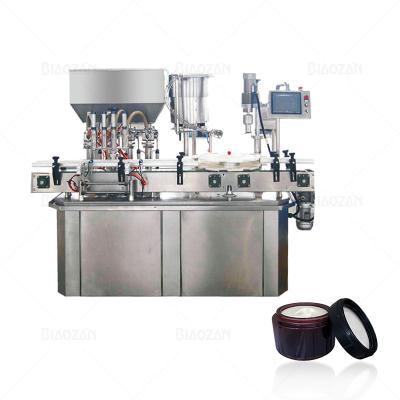 China No Bottle-No Fill Automatic Directly Sell Paste Filling and Capping Machine for Plastic/Glass Jar Filling and Capping Machine for sale