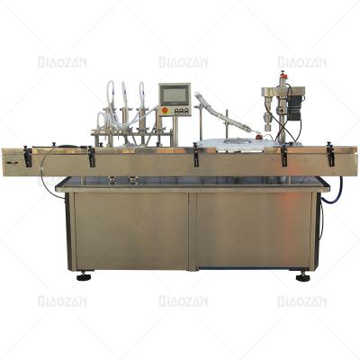 China Bottle-No Fill Automatic Plastic Monoblock Bottle Lubricants Shampoo Cosmetics Creams Liquid Lotion Filling And Capping Machine for sale