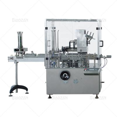 China Hot Sale Automatic Food Bottle Machine Intermittent Essential Oil Scent Eyedeop Box Cartoning Packing Machine for sale