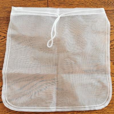 China Hotels Kitchen Food Strainer Nut Milk Bag Food Water Pouring NYLON Strainer for sale