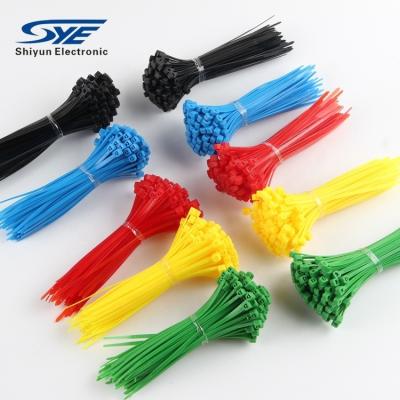 China Weather Resistant Self-locking UV Black Special Temperature Plastic Nylon Cable Wire Zip Ties With SGS for sale