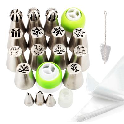 China 30 Pieces Viable Cake Decorating Tools Creative Decorating Tools Suitable For Cake Shop Decorating Tools for sale