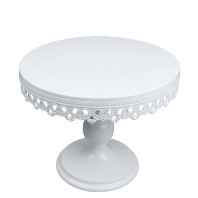 China Amazon Sustainable Metal Hot Selling White Cake Stands Wedding Cakes Party Birthday Celebration Cake Layer Stand for sale