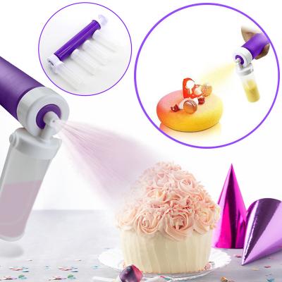 China Viable Universal Pastry Sprayer Gives Cake Color Cake Decorator Manual Airbrush For Cake for sale