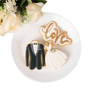 China Portable Wedding 6pcs/Set Sugar Cookie Decoration Mold DIY Kids Theme Cookies Viable Cutter Creative Stamp Cutting Kitchen Supplies for sale