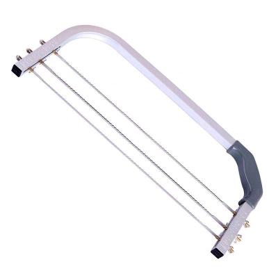 China Factory Direct Sale Stainless Steel Adjustable Cake Leveler With Handle Wire Plastic Cake Slicer Leveler Cutter Bake Tools for sale