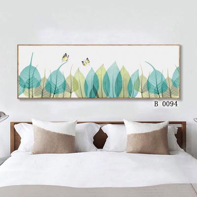 China Wholesale Modern Art Prints Green Plant Leaf Art Frame Canvas Print Painting Hotel Home Wall Painting for sale