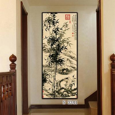 China Modern Home Decor Living Room Decoration Traditional Chinese Ink Painting Framed Good Art Prints for sale