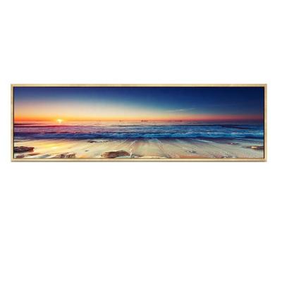 China Modern Seascape Photography Print Art On Canvas Framed Hotel Bedroom Wall Art Prints for sale