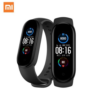 China Global Original Wifi xioami MI band 5 reloj screen protector smartwatch MI xioami band 5 for sale