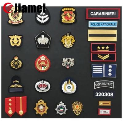 China 3D Officer Military Uniform Accessory Cheap Custom Made Security Badge for sale