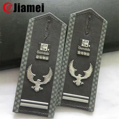 China On/ironed sewn on/adhesive on shoulder board custom military uniform rank badges from professional factory for sale