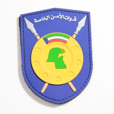 China 3D Fashion Soft Military PVC Badge Custom Army Patches for sale