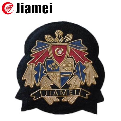 China Hot Sale Handmade Malaysian Army Army Badges Embroidered Hat Badge for sale