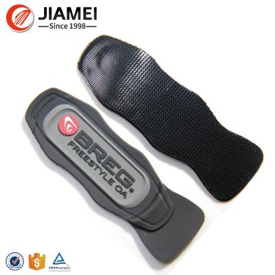 China Durable Expanded Rubber Material Logo PVC Hook And Loop Sleeve Tag For Jacket Cuff for sale