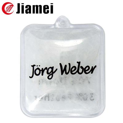 China Sustainable Custom Logo Printed Soft Plastic Inflatable Laser Down Feather Tag for sale