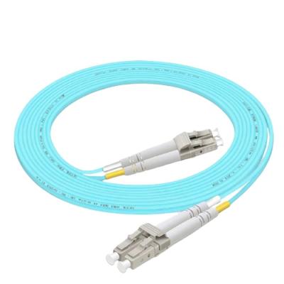 China Aokangda Carrier-Grade 10 Gigabit Fiber Jumper Optical Wire Cable OM3 Multimode Fiber Optic Cable LC Dupl for sale