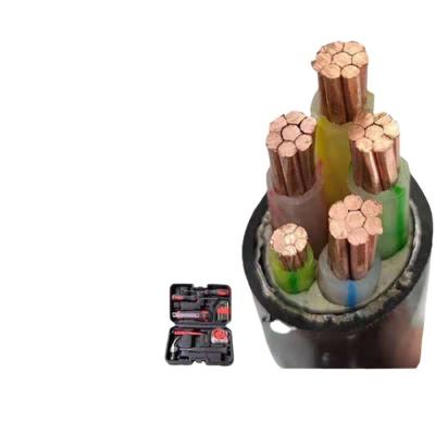 China Copper Core 16 25 35 50 70 95 Square 4-Core Power Optical Wire Cable Four-Five-Core Three-Phase Cable for sale