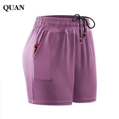 China Women's Sports Breathable Shorts Straight Forward Yoga Dry Pants Summer Lean Elastic Leisure Fitness Sports Breathable Pants for sale