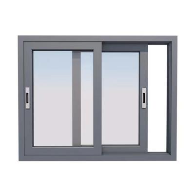 China Magnetic Aluminum Exterior Glass Door Villa Sliding Screen Aluminum Alloy Windproof Doors And Windows for sale