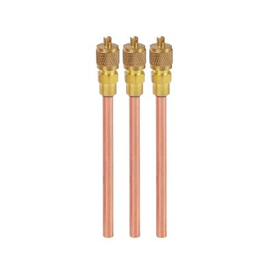 China Hailiang Home Refrigeration Parts Access Valve Fill Valve Copper Pin Valve For Refrigeration for sale