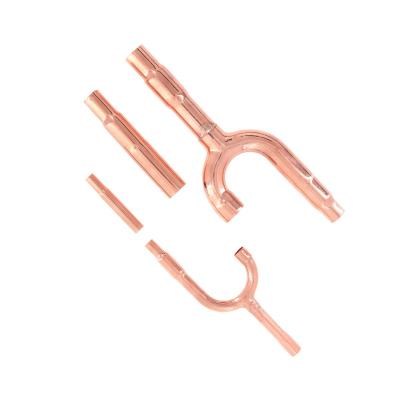 China vrv home vrf home pipe branch copper y Hailiang air conditioner refnet joint for Midea FQZHN-01 02 air conditioner 03 04 05 for sale