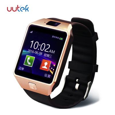 China Focus UUTEK Automatic Fitness Tracker Support Smartwatch Phone Smart Watch With Camera Pedometer DZ09 for sale