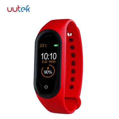 China Auto Hot Sale Sport Smart Bracelet M4 Smart Watch Band With Heart Rate Monitor UUTEK M4 for sale