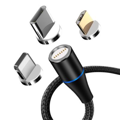 China Mobile Phone Drop Shipping UUTEK RSZ7 Hottest Selling USB Cable 3A USB Charger Cable Fast Charging Design 3 New In 1 Magnetic USB Cable for sale