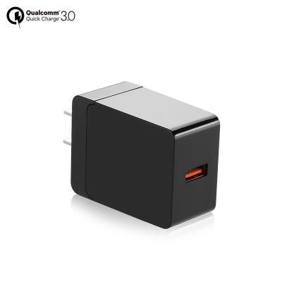 China For Charging All Mobile Phones Qualcomm Certified Quick Charge 3.0 Wall Charger QC3.0 Fast Charging Adapter For UUTEK for sale