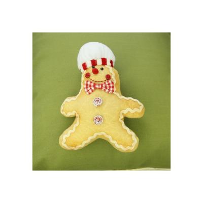 China Various Fabric + Cotton Wadding Factory Made Pie Man Christmas Tree Hanging Christmas Tree Pendant Small for sale